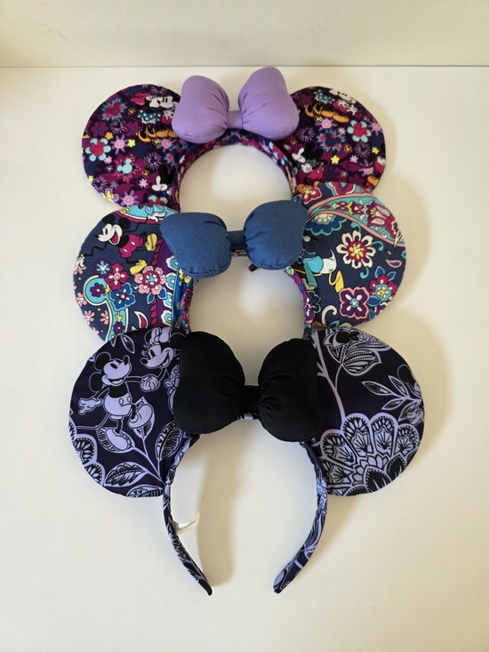 Vera Bradley Accessories - Disney X Vera Bradley Minnie Mouse Ears Headbands 3 Piece Floral Paisley Lot
